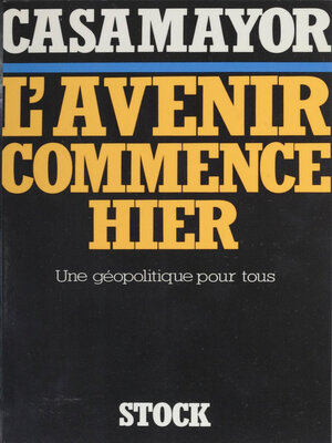 cover image of L'Avenir commence hier